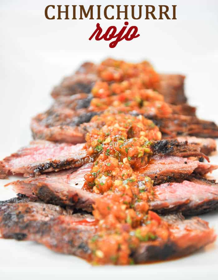 Chimichurri Rojo recipe