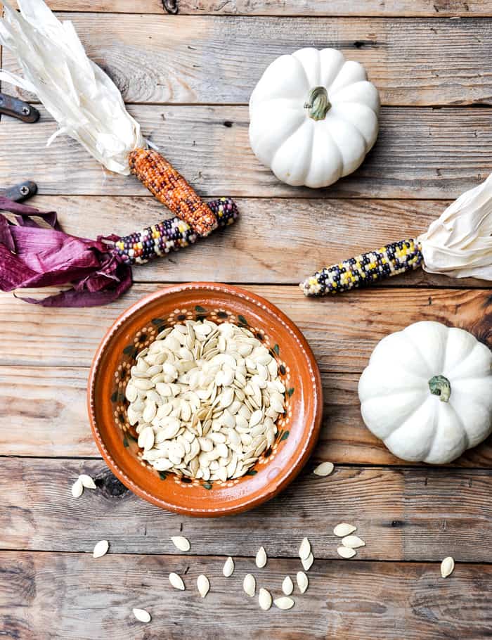Roasted Garlic Pumpkin Seeds