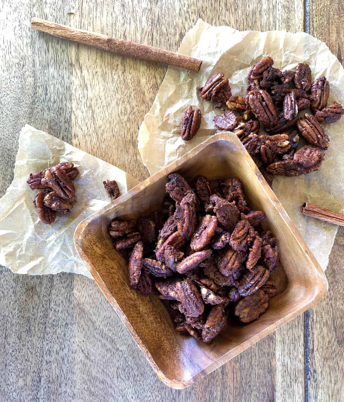 Spiced pecans