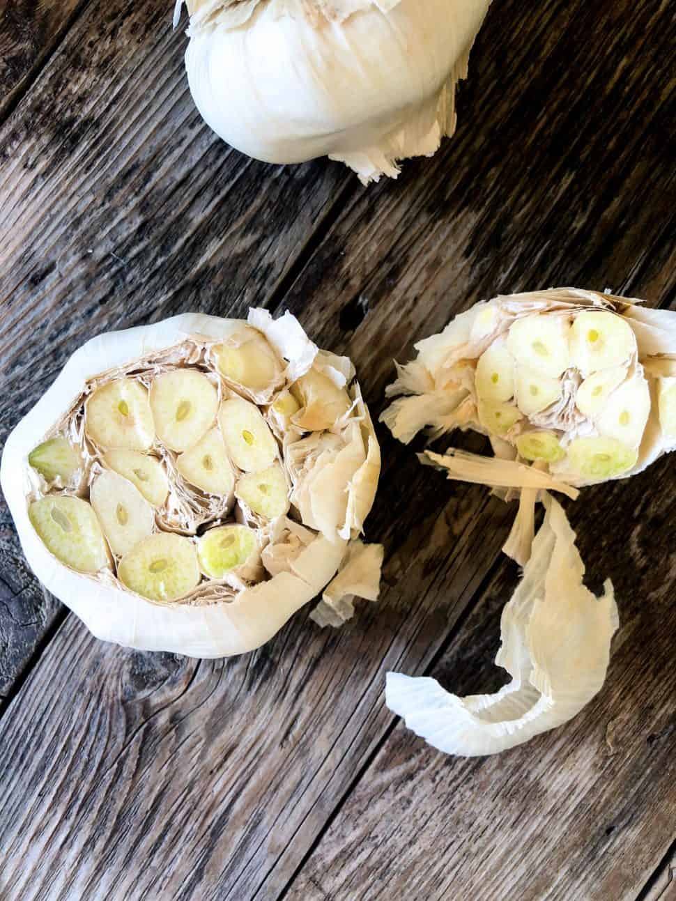 Roasted Garlic Ice Cream California Grown