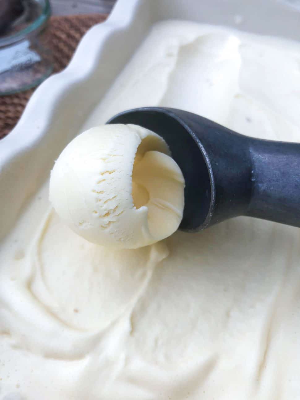 Roasted Garlic Ice Cream California Grown