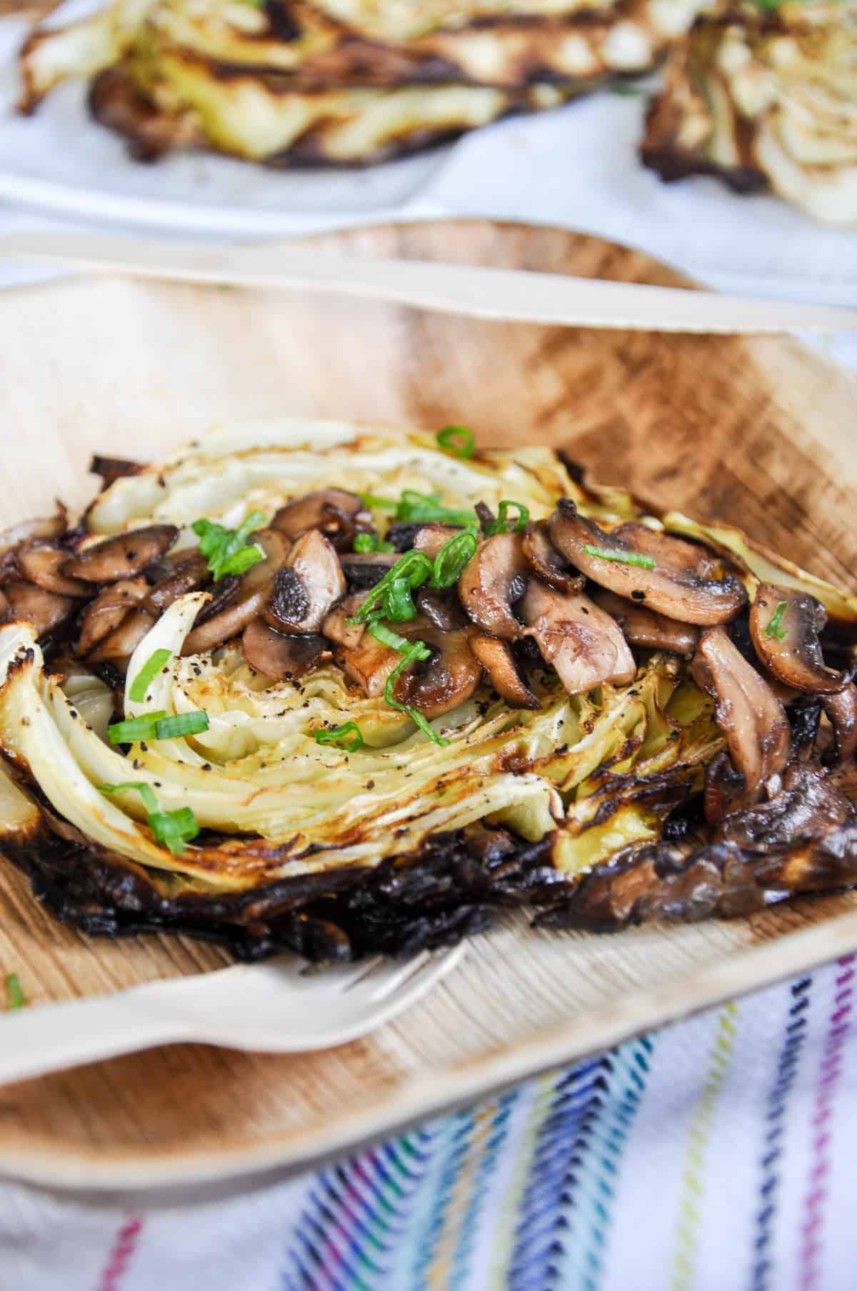 Roasted Cabbage Steaks. So flavorful!! 