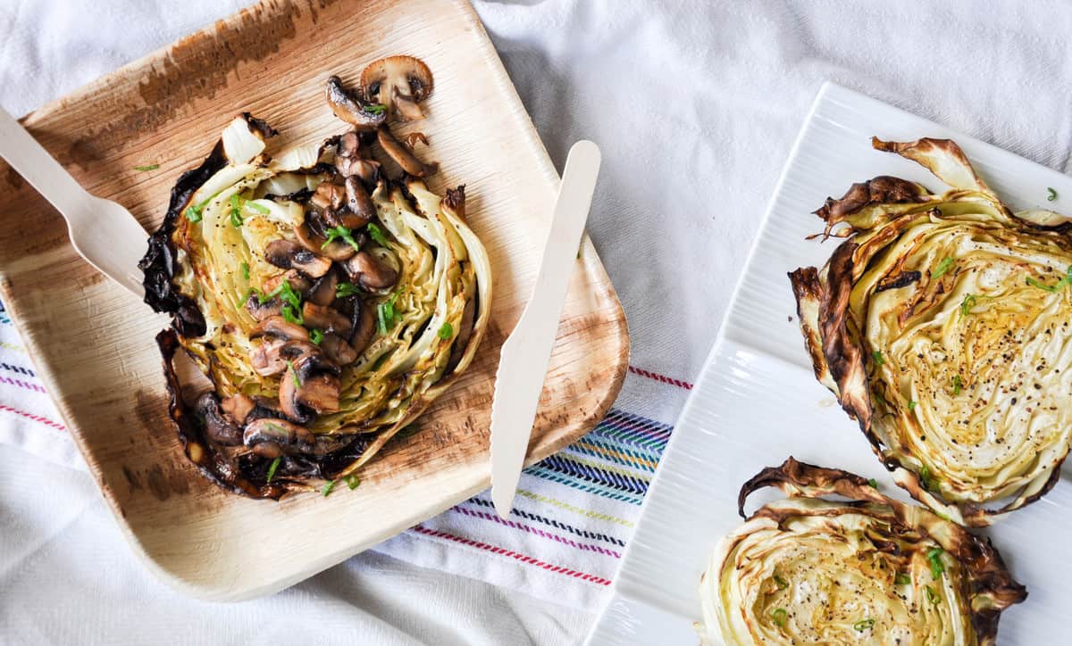 Roasted Cabbage Steaks. So flavorful!!